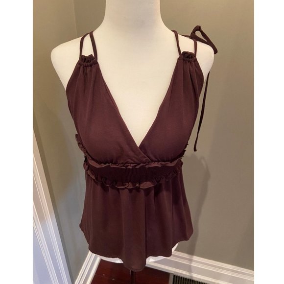 BCBGMaxAzria Strappy Babydoll Tank Top - Picture 1 of 6
